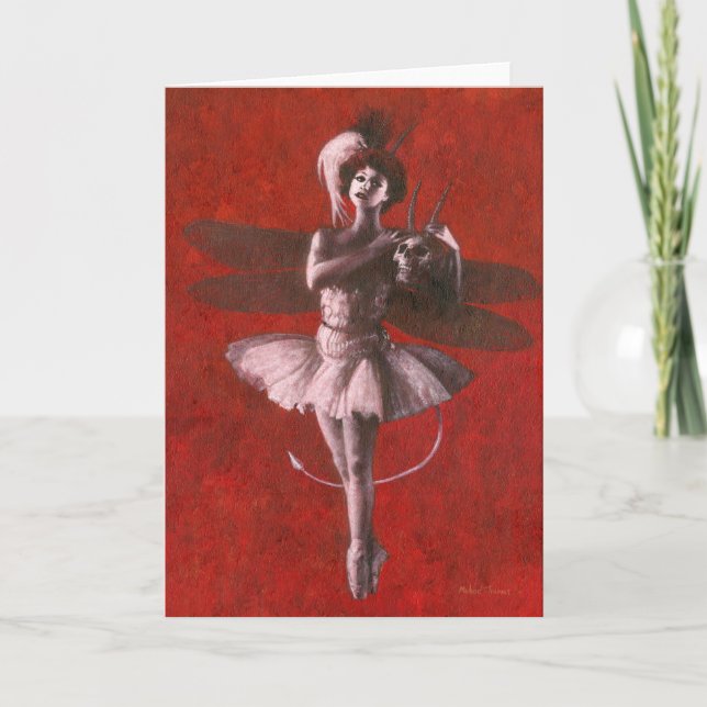 Tarjeta de felicitaciones a Pixie Devilish (Anverso)