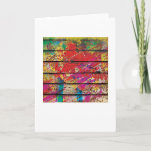Tarjeta de felicitaciones abstracta de los Arty -