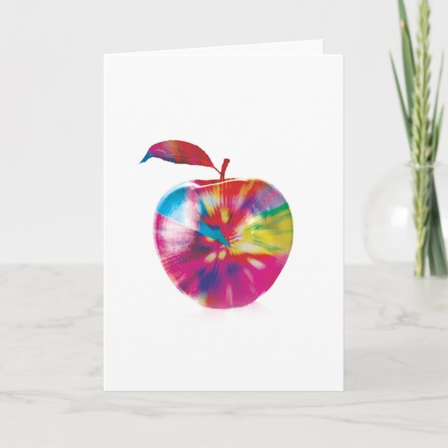 Tarjeta de felicitaciones abstracta de los Arty - (Anverso)