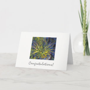 Tarjeta de felicitaciones Aloe Estilizada
