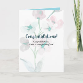 tarjeta de felicitaciones asombrosas