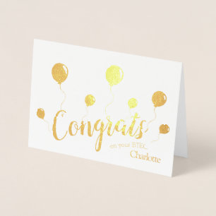 Tarjeta de felicitaciones BTEC