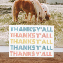 Tarjeta de Felicitaciones Cheerful Blank Gracias a