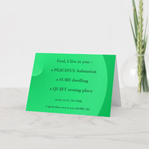 Tarjeta de Felicitaciones con Versículo Bíblico pa