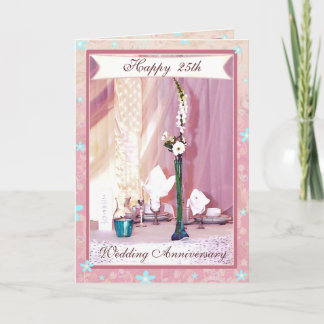 Tarjeta de felicitaciones de aniversario de texto 