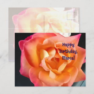 Tarjeta de felicitaciones de cumpleaños con foto d