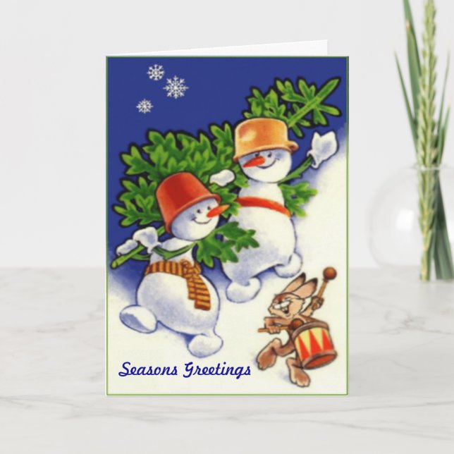 Tarjeta de felicitaciones de encargo de los (Anverso)