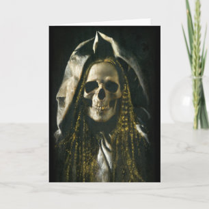 Tarjeta de Felicitaciones de Fantasma Esquelético