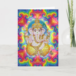 Tarjeta de felicitaciones de Ganesh