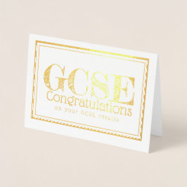 Tarjeta de felicitaciones de GCSE