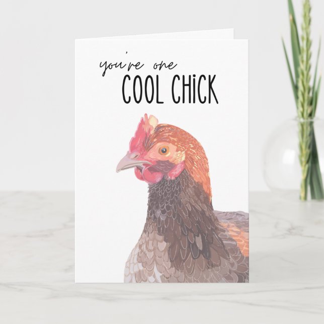 Tarjeta de felicitaciones de Guay Chick (Anverso)
