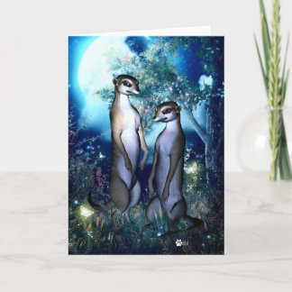 Tarjeta de felicitaciones de Kats de las mamáes