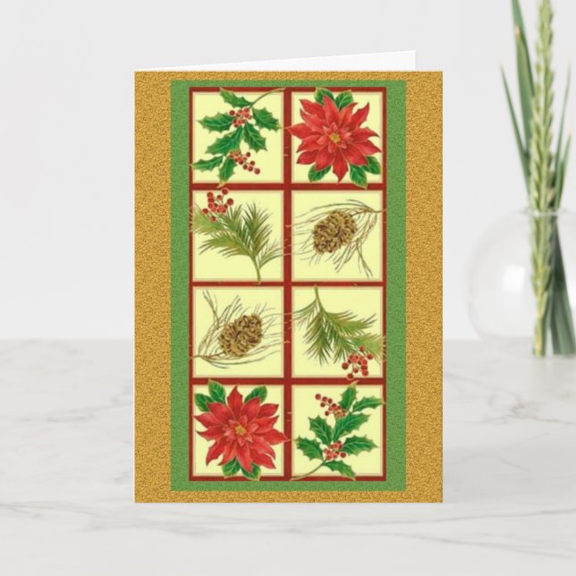 Tarjeta de felicitaciones de la estación de días (Anverso)