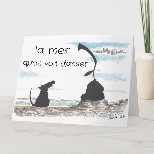 Tarjeta de felicitaciones de La Mer (Anverso)