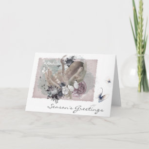 Tarjeta de felicitaciones de la temporada de OBGYN