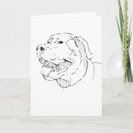 Tarjeta de Felicitaciones de Labrador Retriever Fe