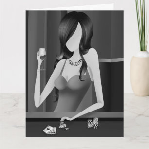 Tarjeta de felicitaciones de Lady Casino Las Vegas