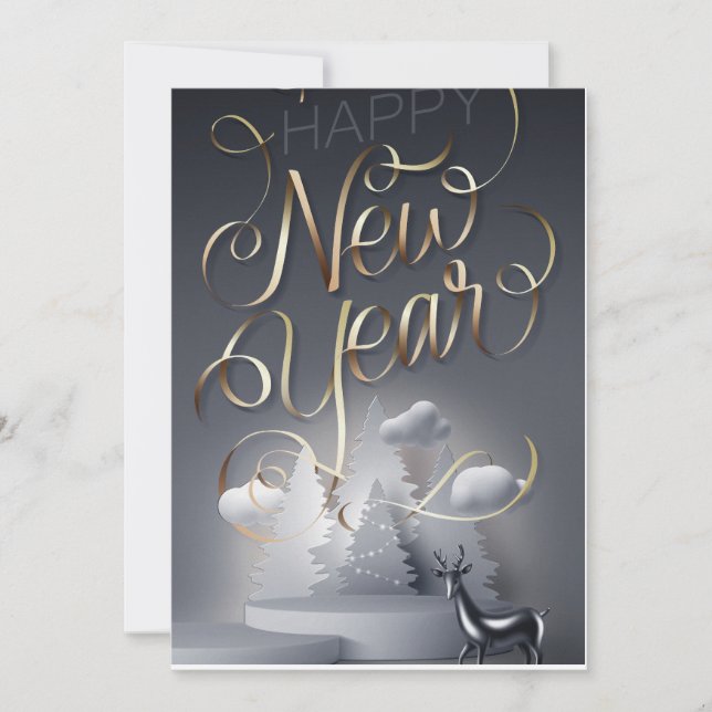 tarjeta de felicitaciones de Navidad (Anverso)