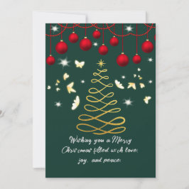 Tarjeta de Felicitaciones de Navidad