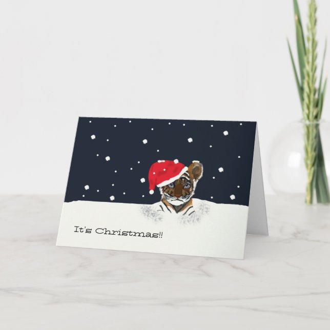 Tarjeta de felicitaciones de Navidad (Anverso)