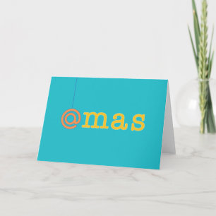 Tarjeta de felicitaciones de Navidad @mas