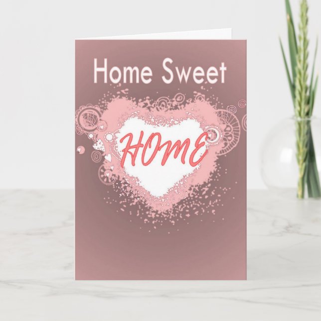 Tarjeta de felicitaciones de New Home (Anverso)