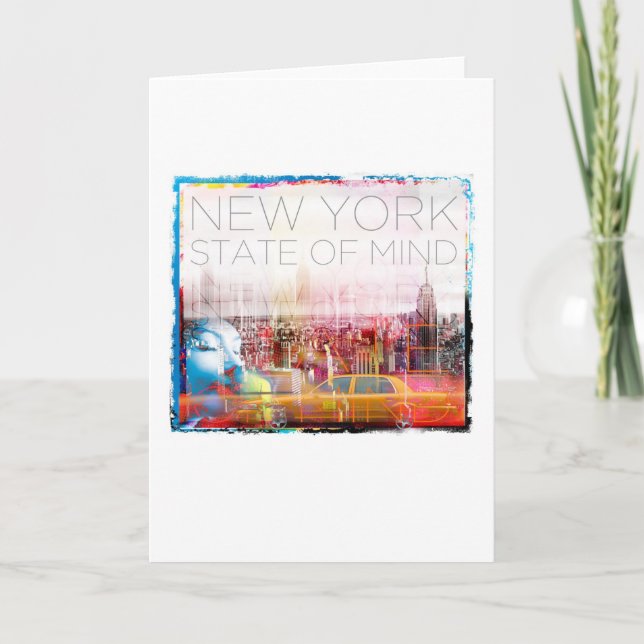 Tarjeta de felicitaciones de Nueva York (Anverso)