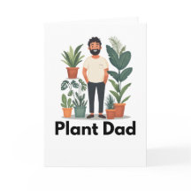 Tarjeta de felicitaciones de Plant Dad
