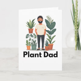Tarjeta de felicitaciones de Plant Dad