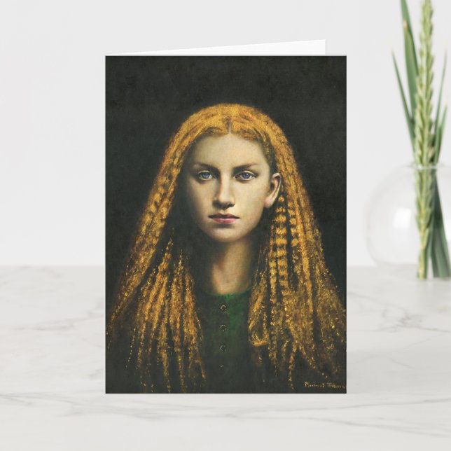 Tarjeta de felicitaciones de Rapunzel (Anverso)