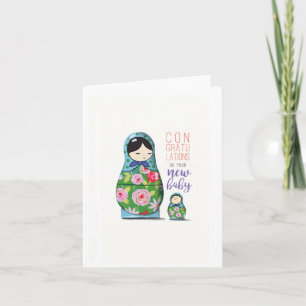 Tarjeta de felicitaciones de Recién nacido