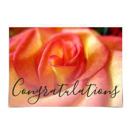 Tarjeta de felicitaciones de Rosas Amarillas y Roj
