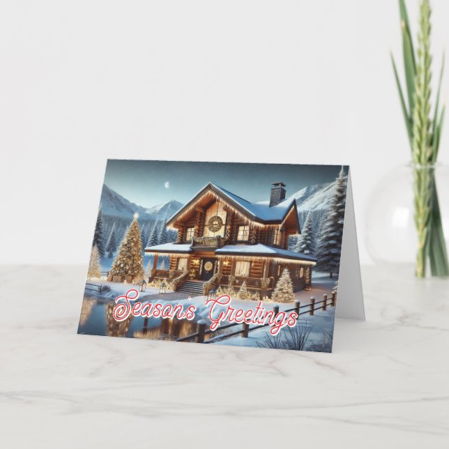 Tarjeta de felicitaciones de temporada (Anverso)