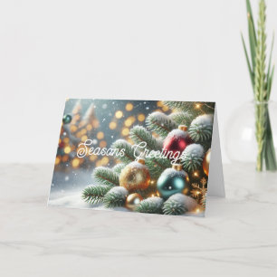 Tarjeta de felicitaciones de temporada