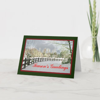 Tarjeta de felicitaciones de temporada