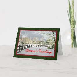 Tarjeta de felicitaciones de temporada