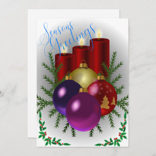 Tarjeta de felicitaciones de temporada