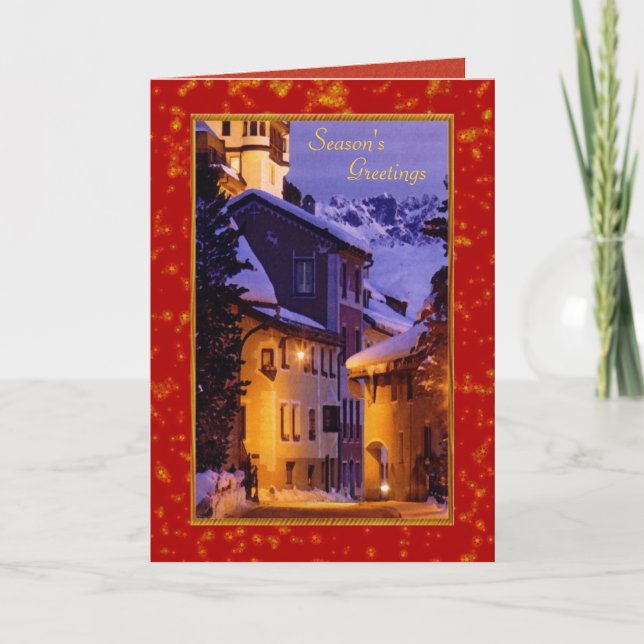 Tarjeta de felicitaciones de temporada (Anverso)