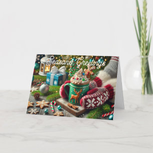 Tarjeta de felicitaciones de temporada