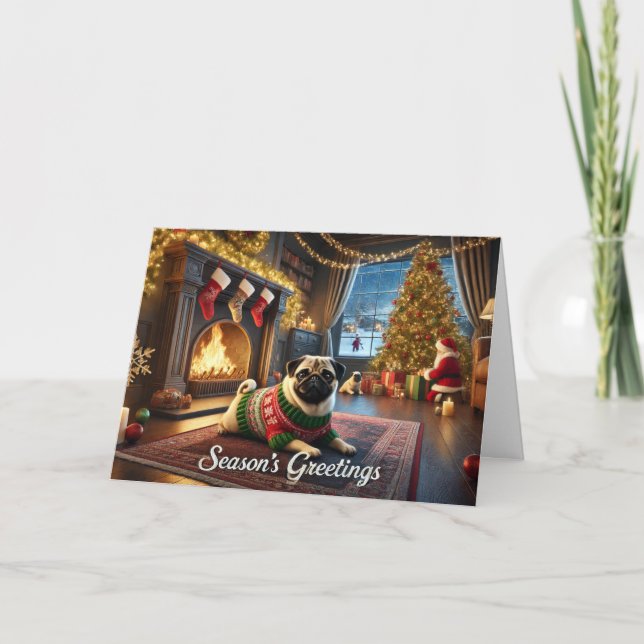 Tarjeta de felicitaciones de temporada (Anverso)