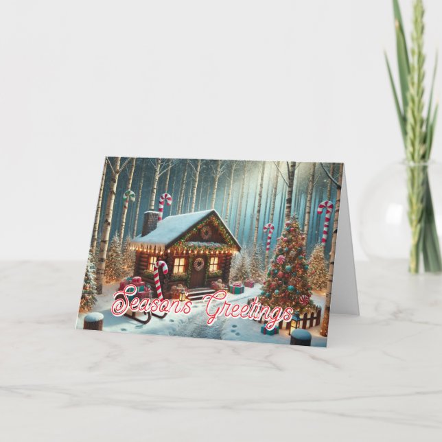 Tarjeta de felicitaciones de temporada (Anverso)