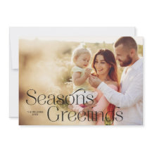 Tarjeta de felicitaciones de temporada negra