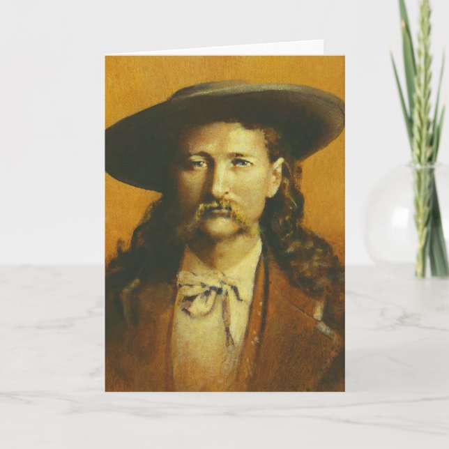 Tarjeta de felicitaciones de Wild Bill Hickok (Anverso)