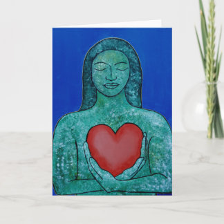 Tarjeta de felicitaciones del amor del uno mismo