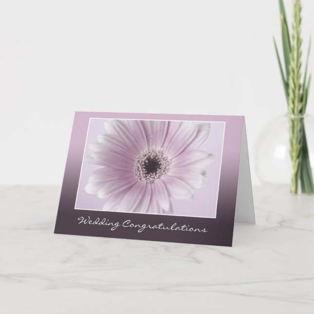 Tarjeta de felicitaciones del boda (Anverso)