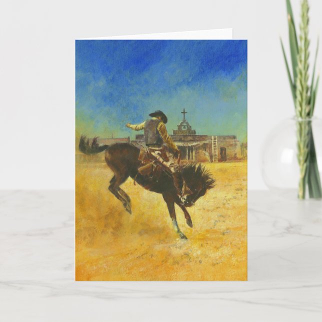 Tarjeta de felicitaciones del Buckaroo (Anverso)