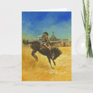 Tarjeta de felicitaciones del Buckaroo