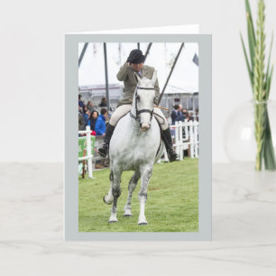 Tarjeta de felicitaciones del caballo