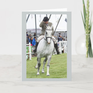 Tarjeta de felicitaciones del caballo