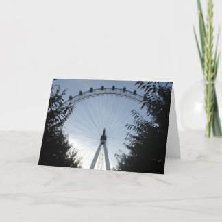 Tarjeta de felicitaciones del ojo de Londres